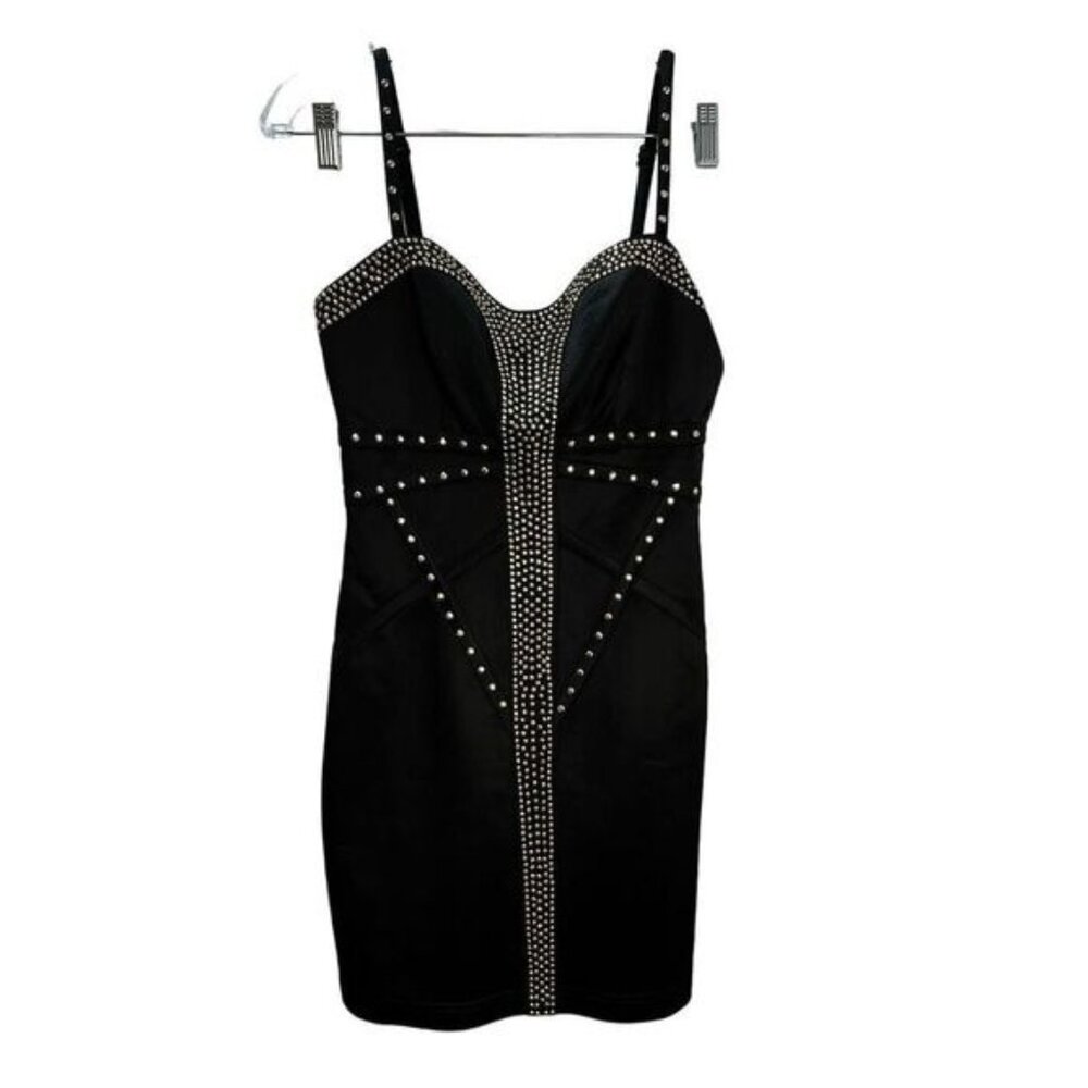 NWOT Forever‎ 21 Studded Satin Mini Dress Medium
